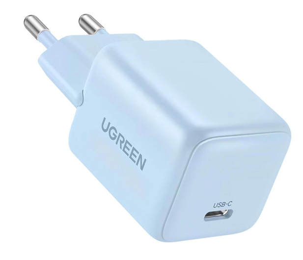 UGREEN Ładowarka sieciowa X512 20W GaN 1x USB-C - niebieska 6941876255559 - 1416985 - zdjęcie